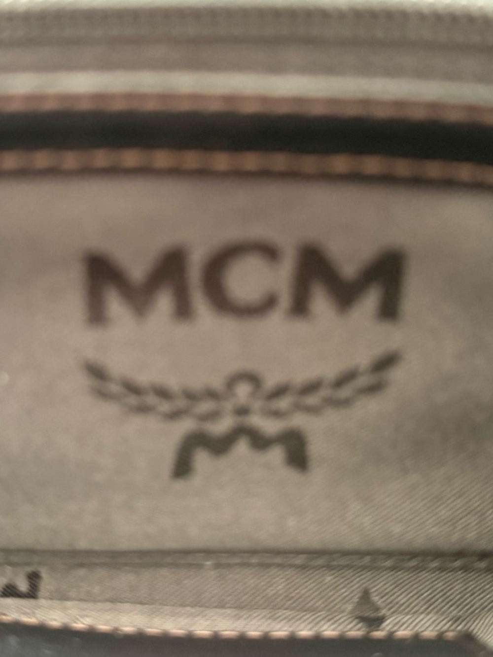MCM Black Leather Long Wallet with Gold Plaque - Picture 6 of 6
